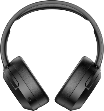Items for a long flight: Black headphones